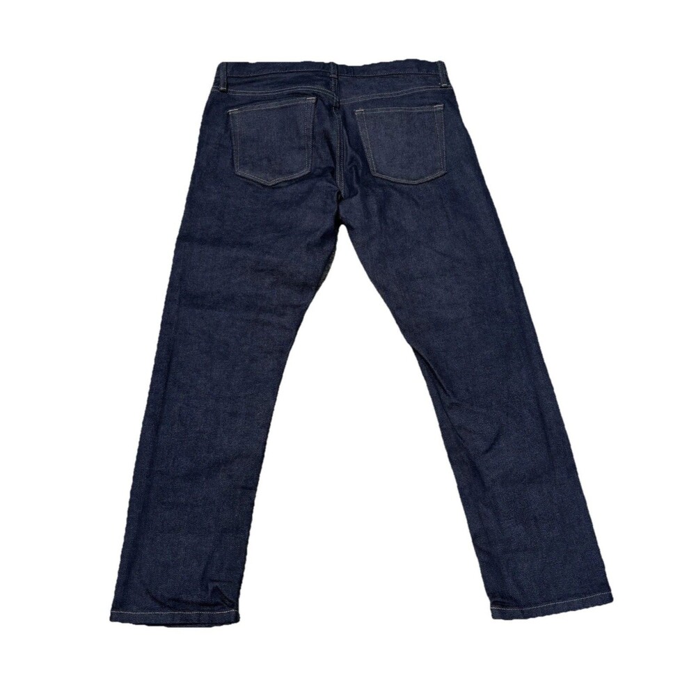 Uniqlo Jeans Raw Slim Kaihara Selvedge Denim Men’s 32x29 Low Rise Straight Fit